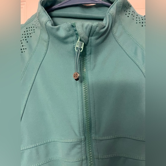 🔥TANGERINE FULL ZIPPER JACKET.Size:XXL COLOR:Sea Green Very Stretchy! - Picture 9 of 10